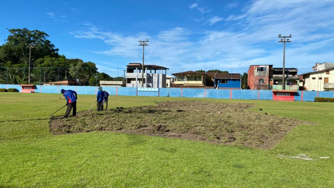 Campo de futebol do Clube passa por manutenção e retorno fica previsto para dia 19 de Março 22