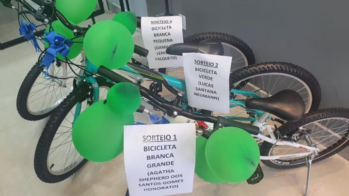 SORTEIO DAS BICICLETAS