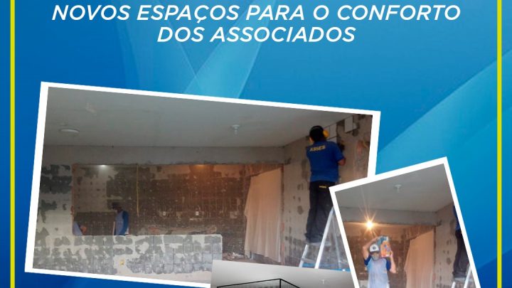 MAIS CONFORTO: AMPLIAÇÃO DE NOVOS ESPAÇOS NO PRÉDIO DA ASSES PARA OS ASSOCIADOS