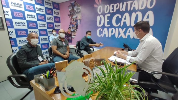 Presidente da ASSES e diretores buscam apoio politico na Assembleia Legislativa.