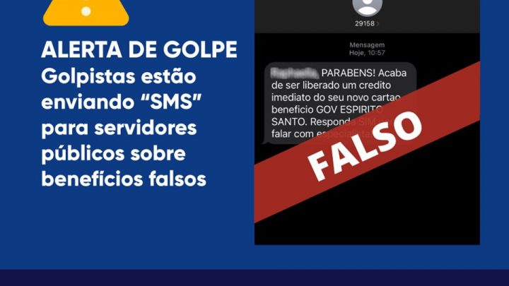 Governo do ES emite alerta sobre golpe em mensagens