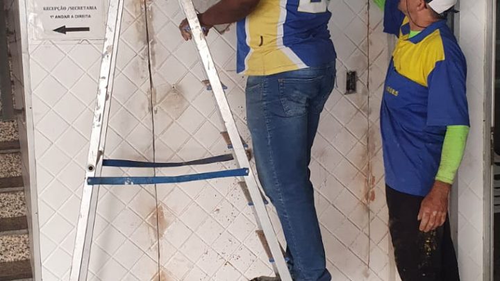 Obras de melhorias iniciam na sede administrativa em Vitória